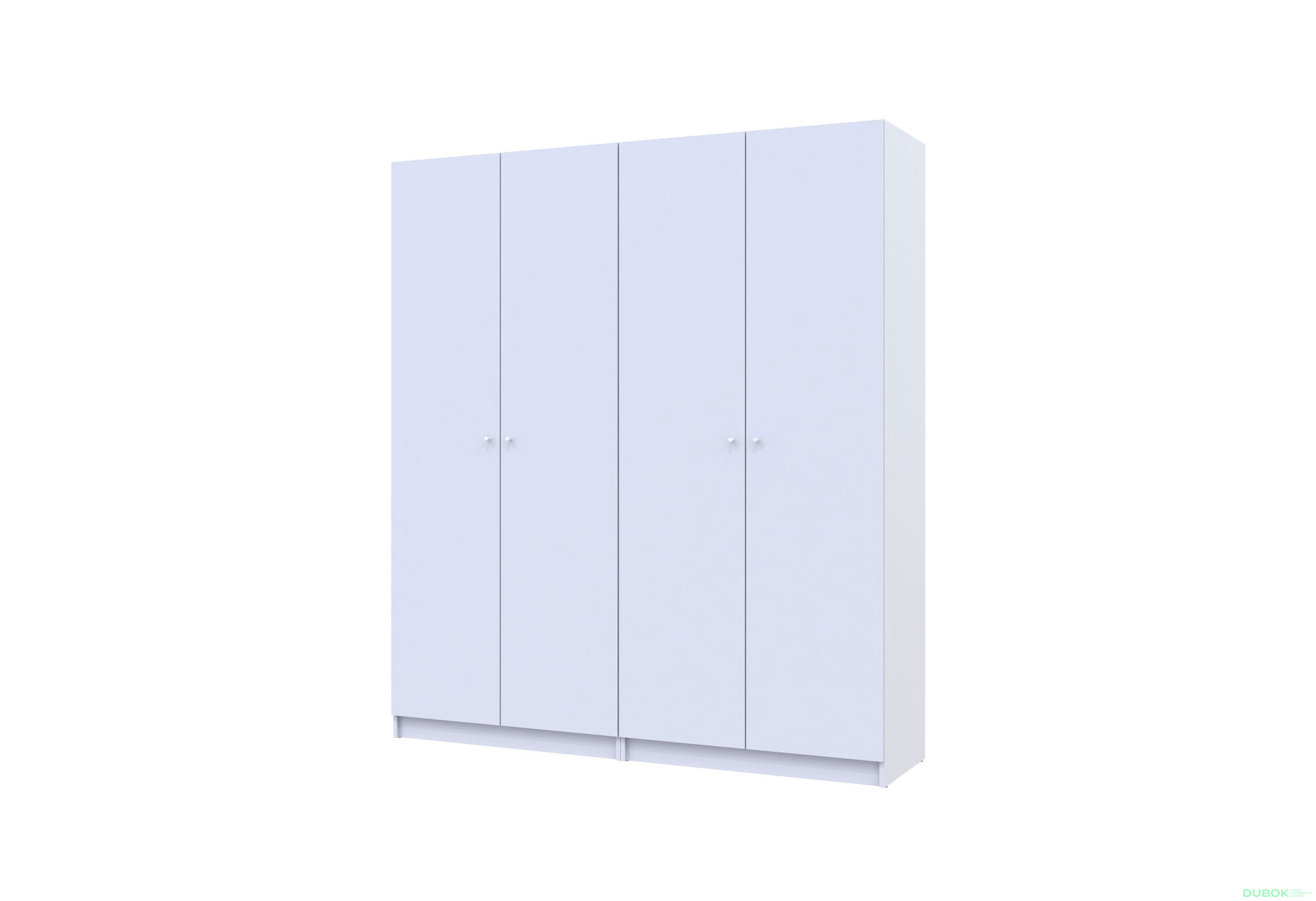 Fotografie 1 - Skříň Promo s policemi 2+2 DTD 180×48×204 Bílá