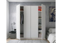 Fotografie 11 - Skříň Promo s policemi 2+2 DTD 180×48×204 Bílá