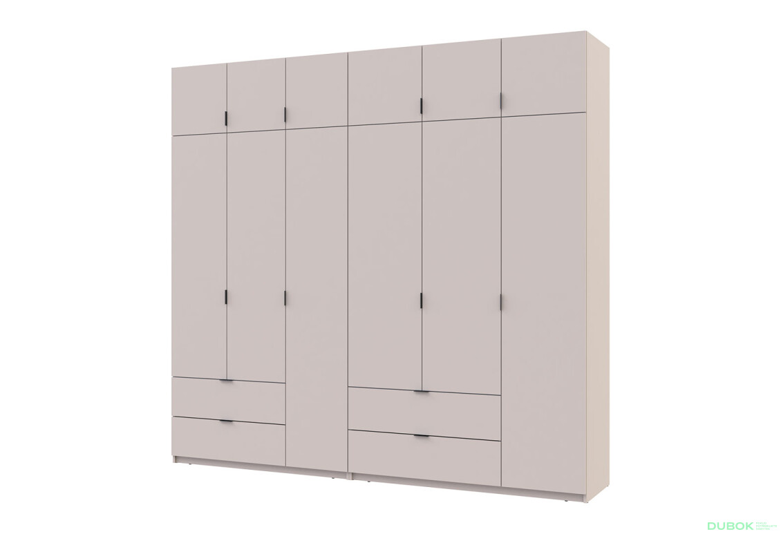 Skříň Lukas 3+3 DT 255 kašmír