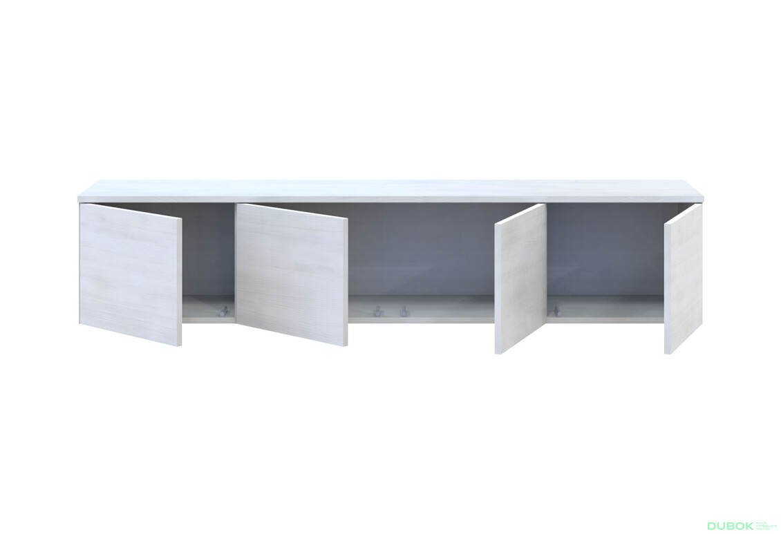 Fotografie 5 - TV stolek Levía bílý strom 4dv 160x35x33