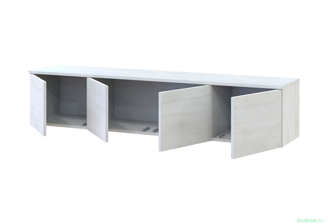 Fotografie 6 - TV stolek Levía bílý strom 4dv 160x35x33