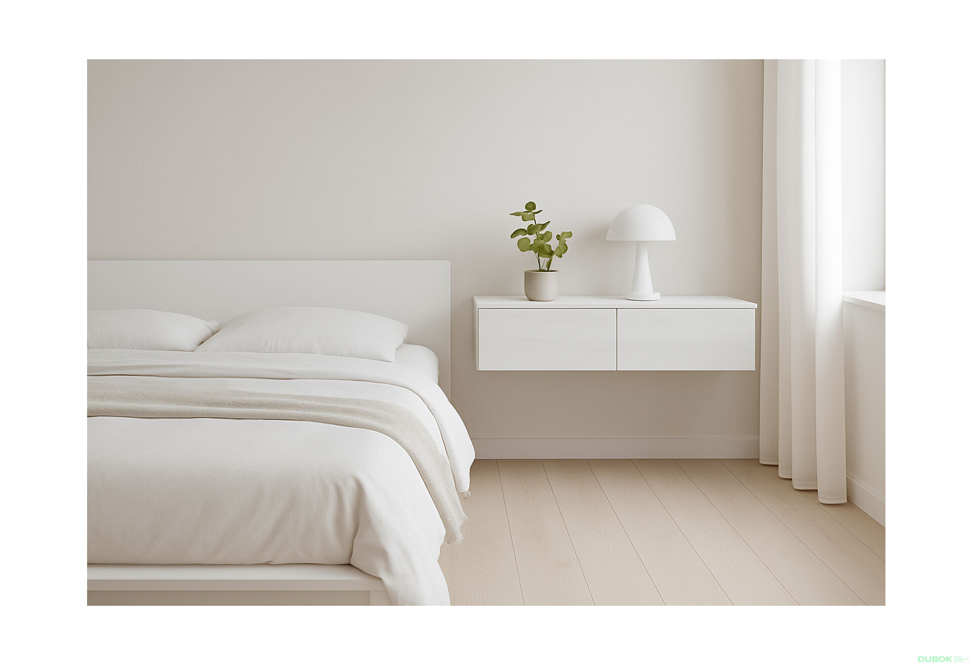 Fotografie 2 - Toaletní stolek Levía bílý strom 2š 100x32x22