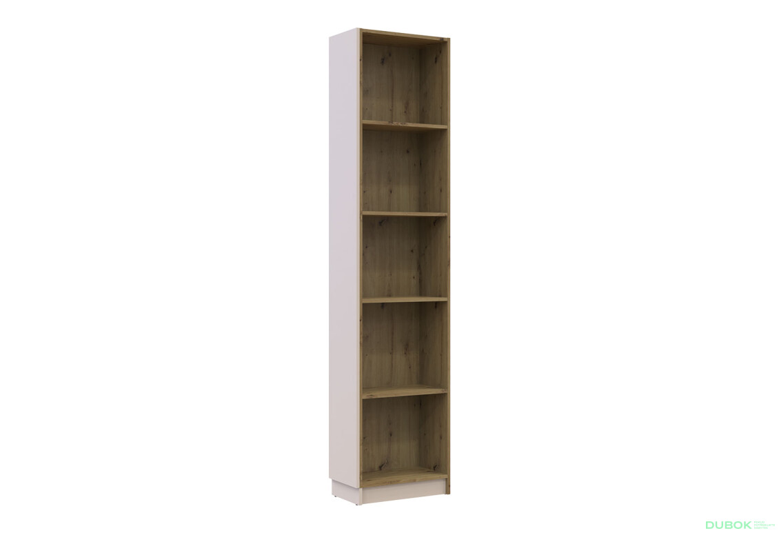 Regál otevřený Dale 52х28х220 kašmír / dub artisan