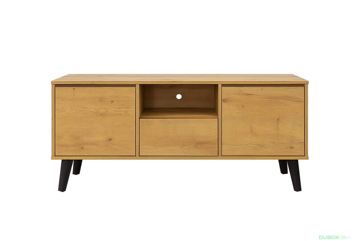Fotografie 3 - TV stolek 2D1S Borg dub artisan (P)