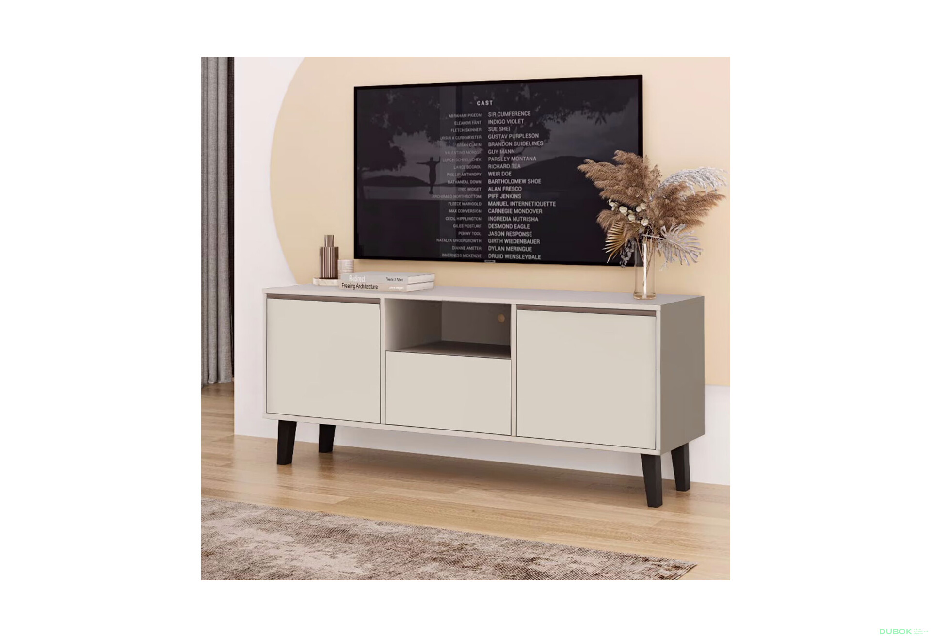 Fotografie 2 - TV stolek 2D1S Borg kašmír (P)