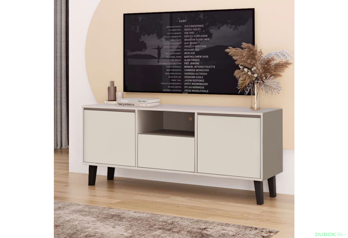 Fotografie 2 - TV stolek 2D1S Borg kašmír (P)