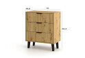 Fotografie 4 - Komoda Borg Duo 3Š dub artisan