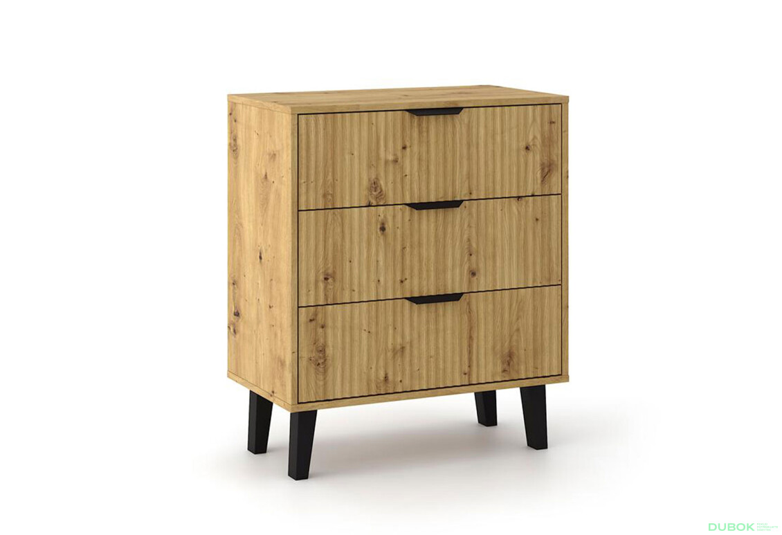 Fotografie 3 - Komoda Borg Duo 3Š dub artisan