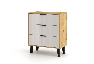 Komoda Borg Duo 3Š dub artisan / kašmír