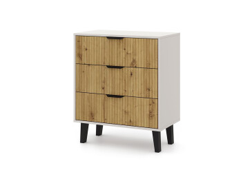 Komoda Borg Duo 3Š kašmír / dub artisan