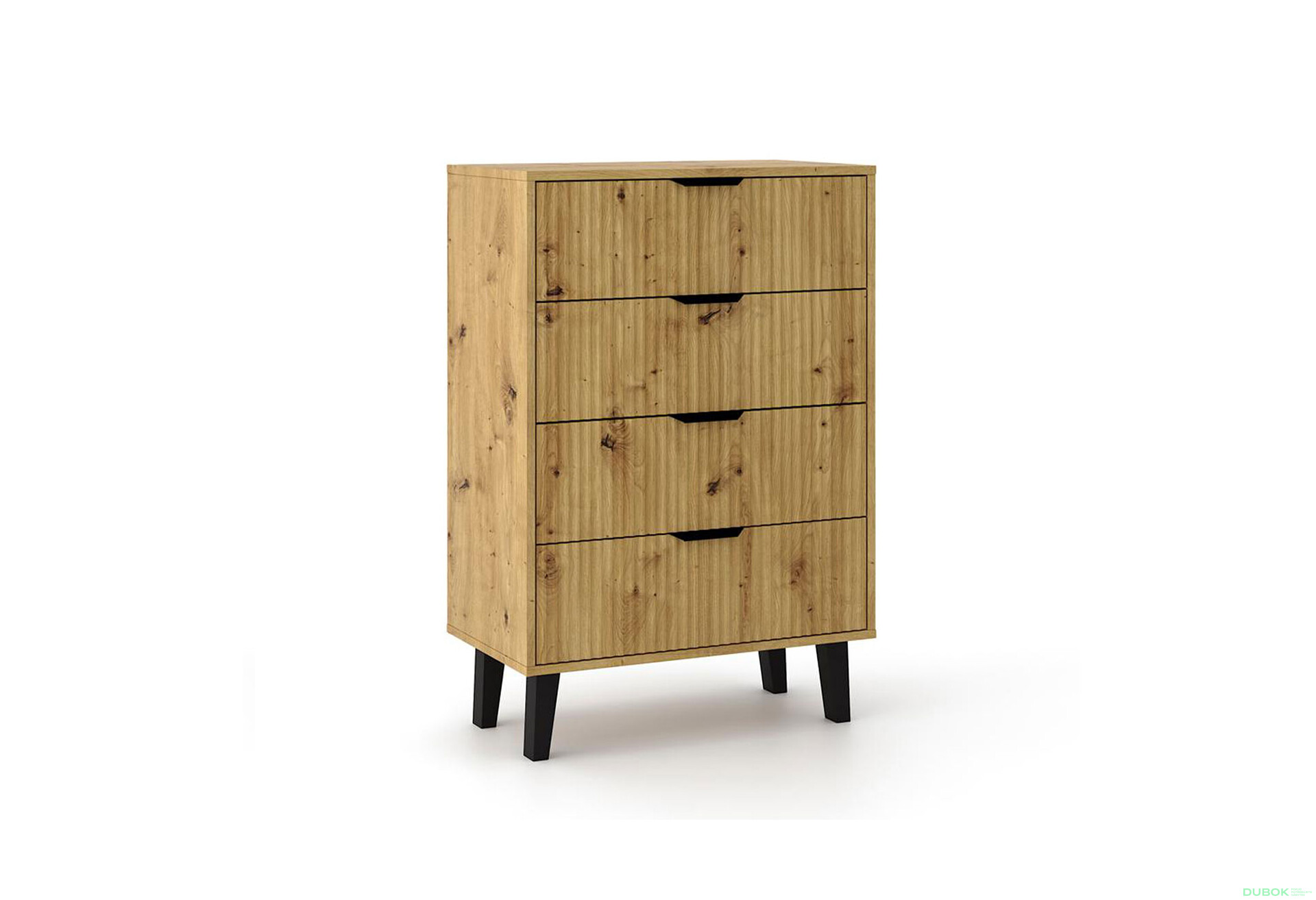Fotografie 5 - Komoda Borg Duo 4Š dub artisan