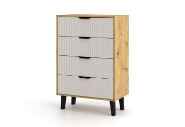 Komoda Borg Duo 4Š dub artisan / kašmír