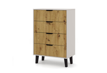 Komoda Borg Duo 4Š kašmír / dub artisan