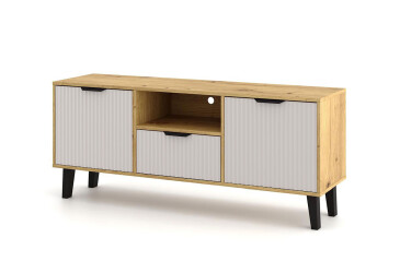TV stolek Borg Duo 2d1s dub artisan / kašmír