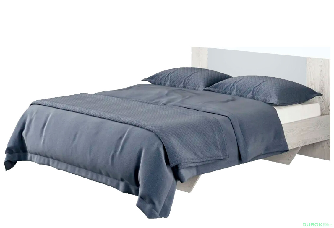 Manželská postel 180x200 (bez matrace a rámu) Lily Nova (dub sonoma / bílá) Svit Mebliv
