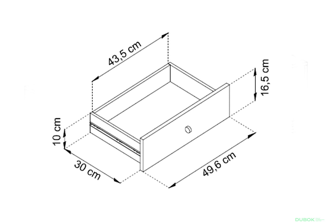 Fotografie 13 - TV stolek MRTV154 Mono granat