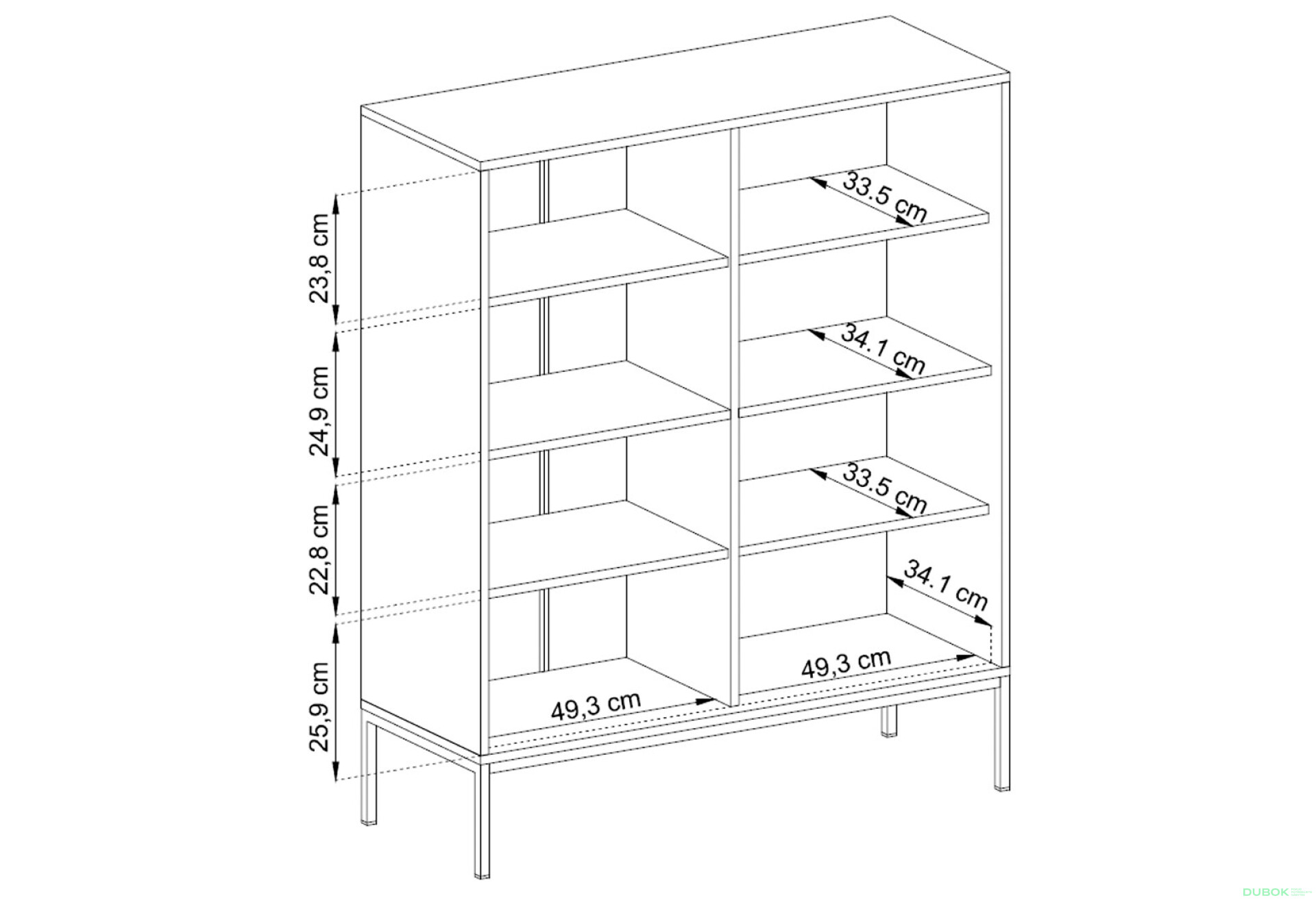 Фото 7 - Komoda MK104 Mono pískově béž