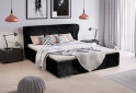 Fotografie 2 - Čalouněná postel Orlando 160x200 D Soft 11 černý