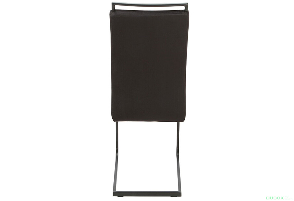 Fotografie 2 - Židle H-441 Velvet, černý 117, kov černá matná