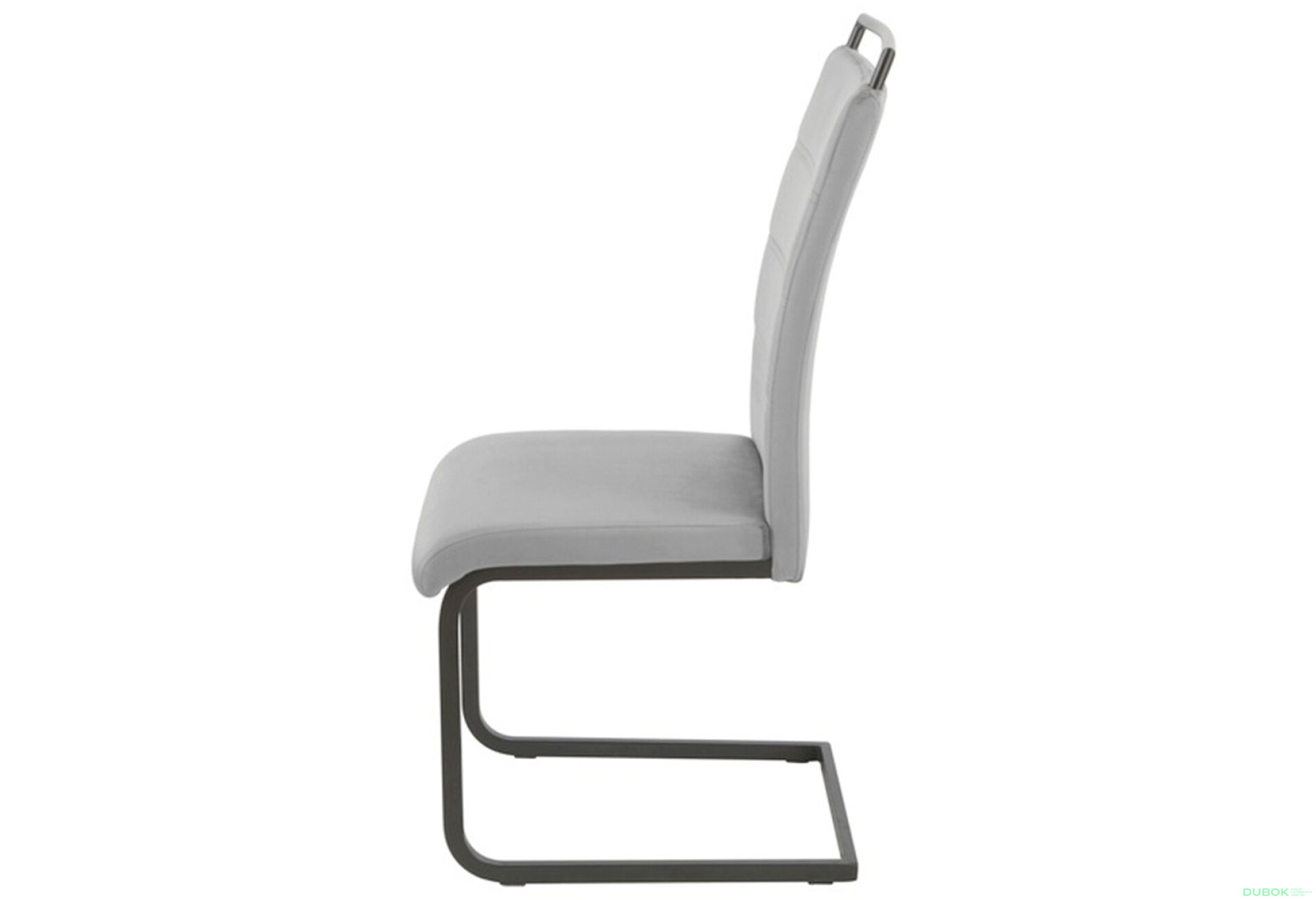 Fotografie 3 - Židle H-441 Velvet, šedý 93, kov černá matná