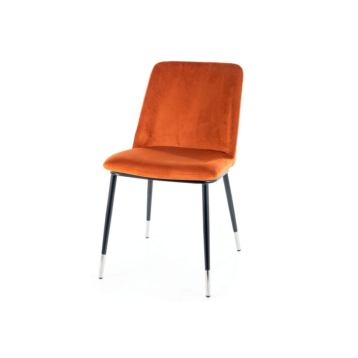 

Židle Jill Velvet skořice Bluvel 4215, kov černá / chrome