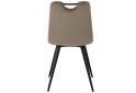 Fotografie 3 - Židle Orfe Velvet olivový Bluvel 77, kov černá matná