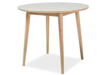Stůl Nelson 90 MDF / dřevo, medový dub