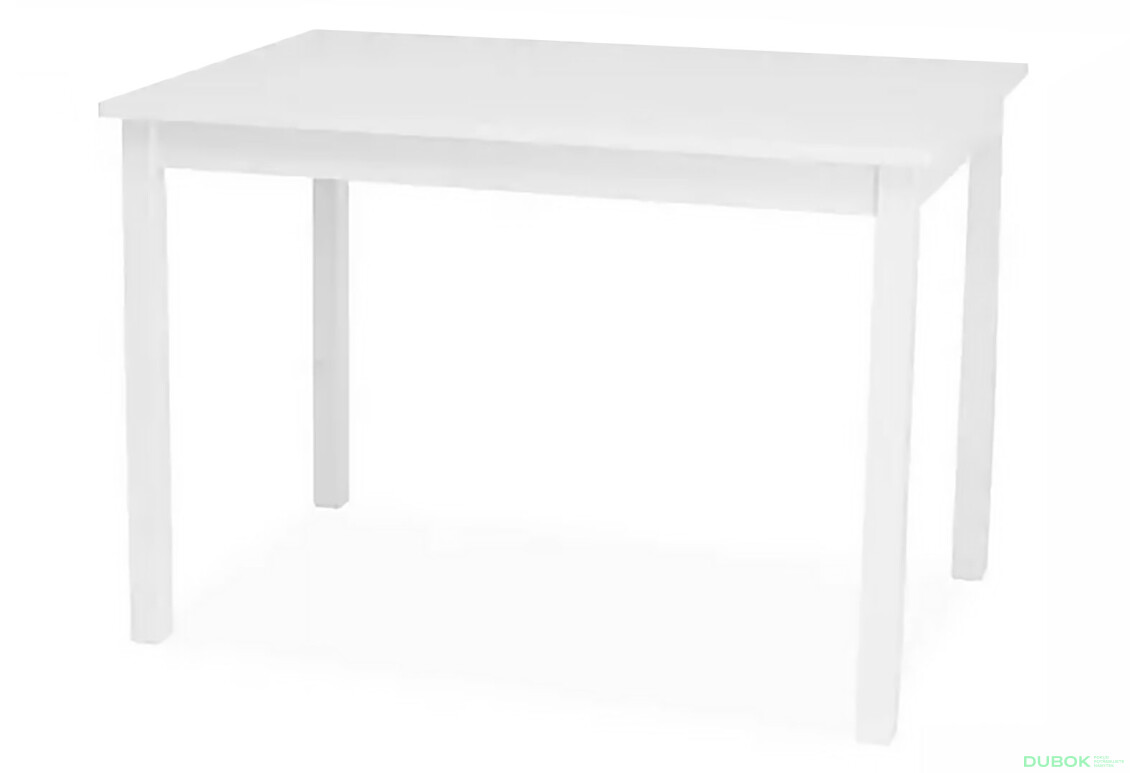 Stůl Fiord 110x70 bílý MDF / dřevo