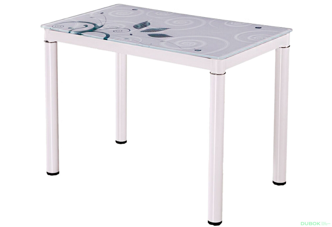 Stůl Damar 100x60 bílý