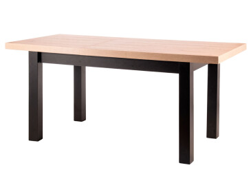 Stůl Presto 140(140+39+39)x80 dub artisan / černý