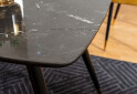Fotografie 4 - Stůl Cyryl I 140 + 4 židle Piano Velvet kari / šedý