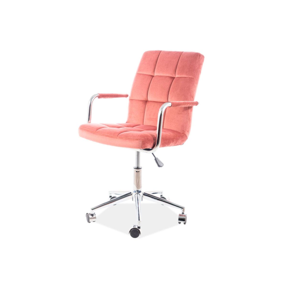 

Otočné křeslo Q-022 Velvet, starorůžový Bluvel 52