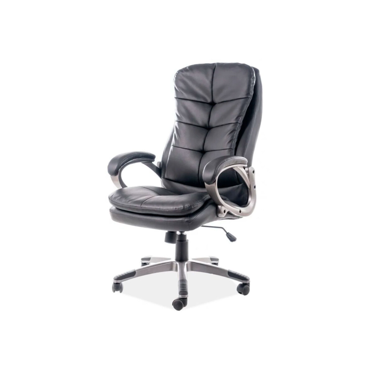 

Otočné křeslo Q-270 ekokůže, černý