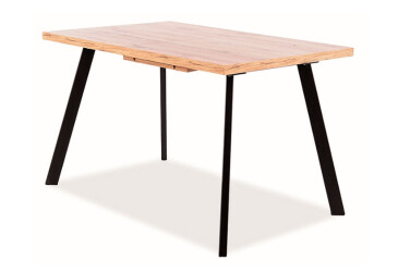 Stůl Brick 120(160)x80 dub artisan / černý