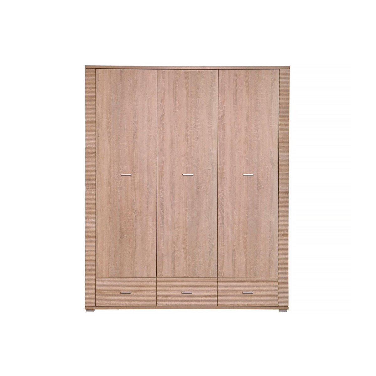 

Skříň třídveřová se zásuvkami Gress 160x192x55 cm Dub sonoma