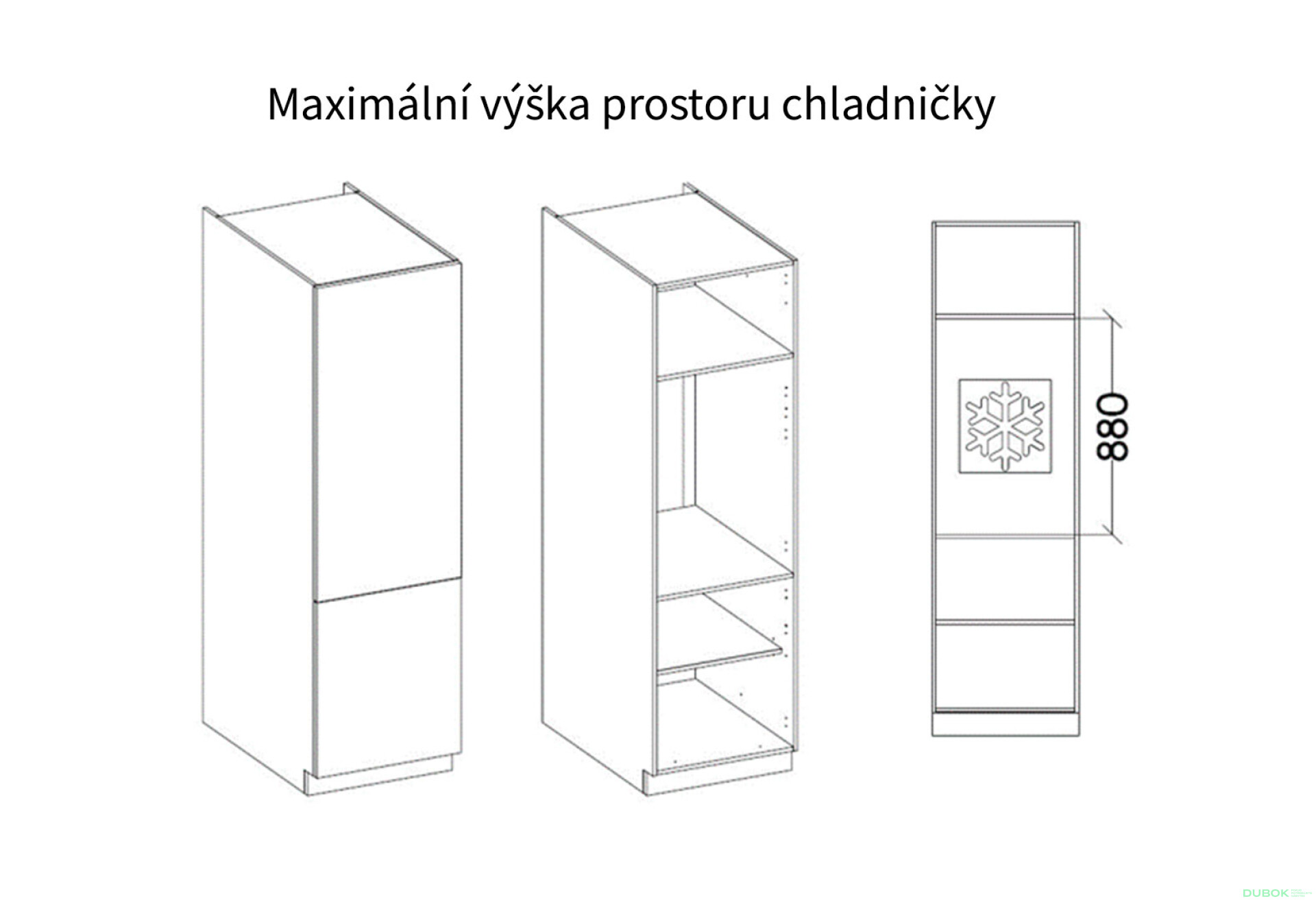 Fotografie 4 - Kuchyně Tony 2.6 bílá