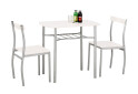 Фото 1 - Lance set stůl + 2 židlí bílý
