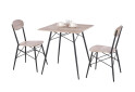 Фото 1 - Kabir sestava stůl + 2 židle, dub san remo / černý