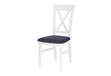 Židle Bergamo bílý / popelavý