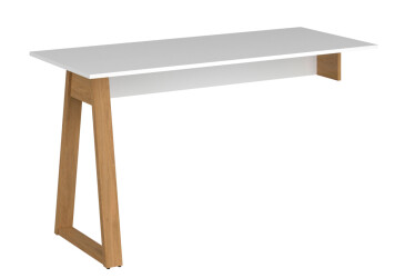 Pracovní deska stolu 140 bílý / dub kamenný