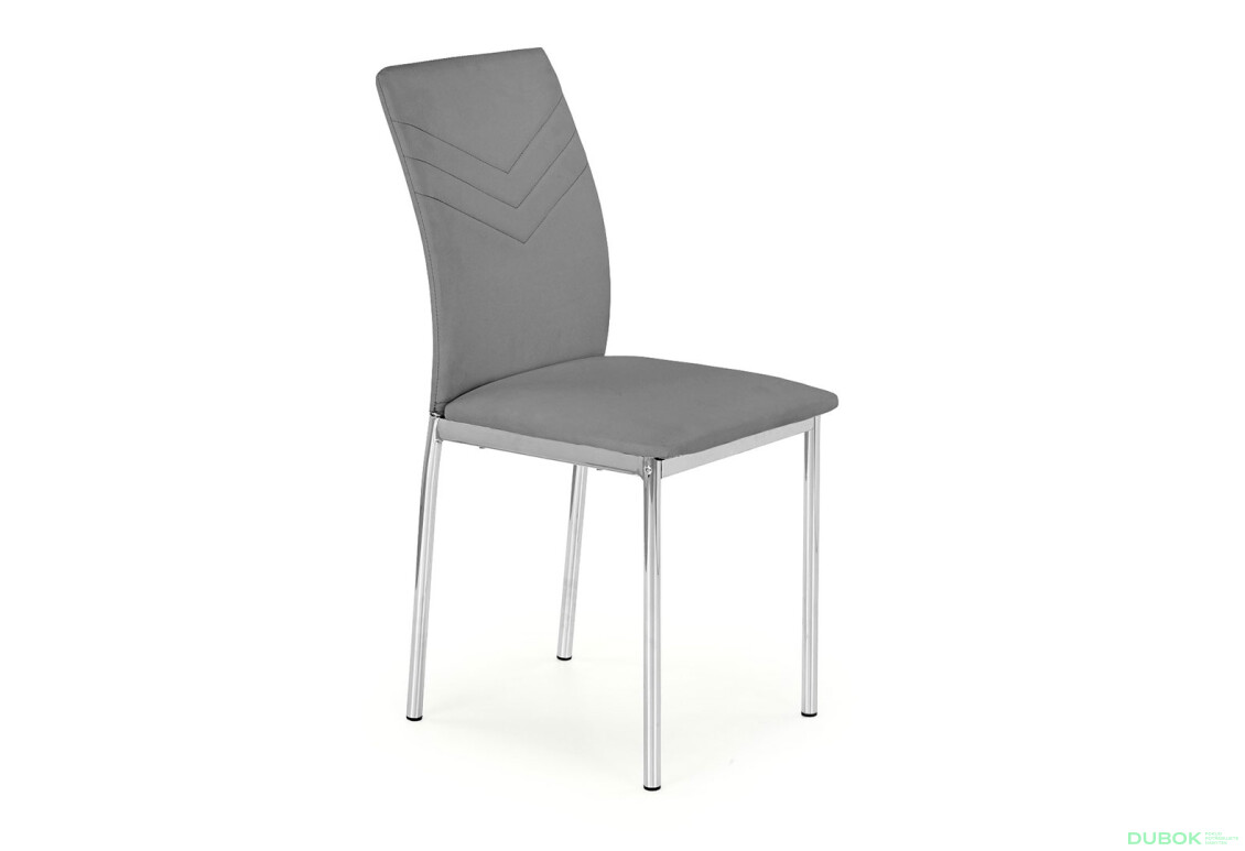 Фото 2 - Židle K137 chrom, bílá ekokůže