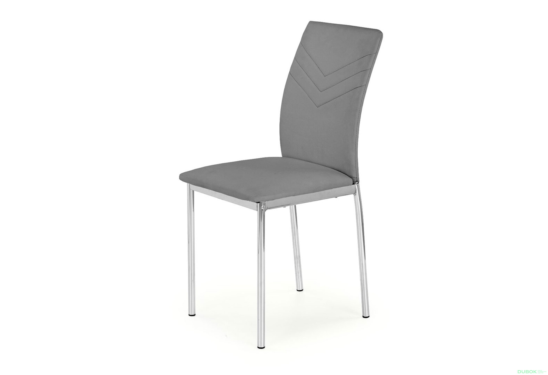 Фото 1 - Židle K137 chrom, bílá ekokůže