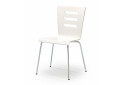 Фото 1 - Židle K155 chrom, bílá ekokůže