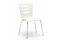Фото 2 - Židle K155 chrom, bílá ekokůže