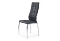 Фото 1 - Židle K209 chrom / černá ekokůže