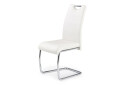 Фото 1 - Židle K211 chrom, ekokůže bílá