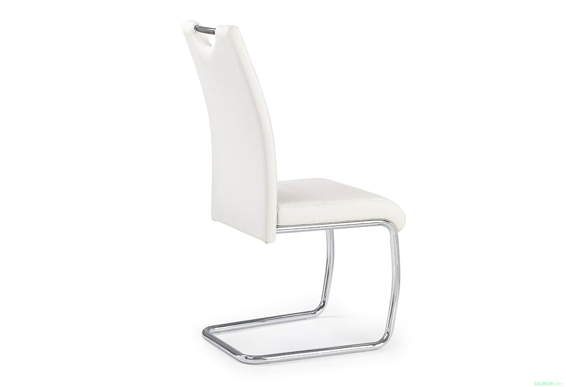 Фото 2 - Židle K211 chrom, ekokůže bílá
