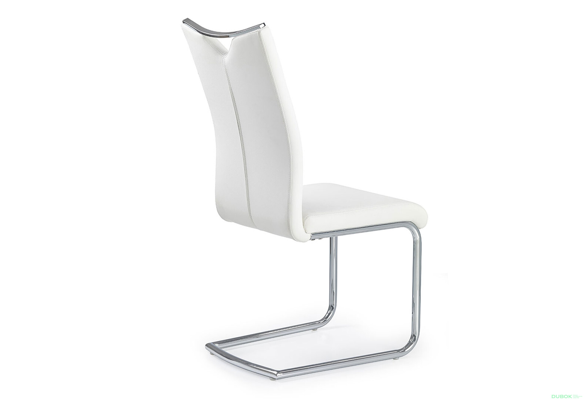 Fotografie 2 - Židle K224 chrom / bílá ekokůže