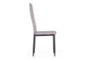 Фото 5 - Židle K292 černý kov / popelavě tkanina