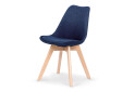 Фото 1 - Židle K303 buk / tkanina tmavě modrá